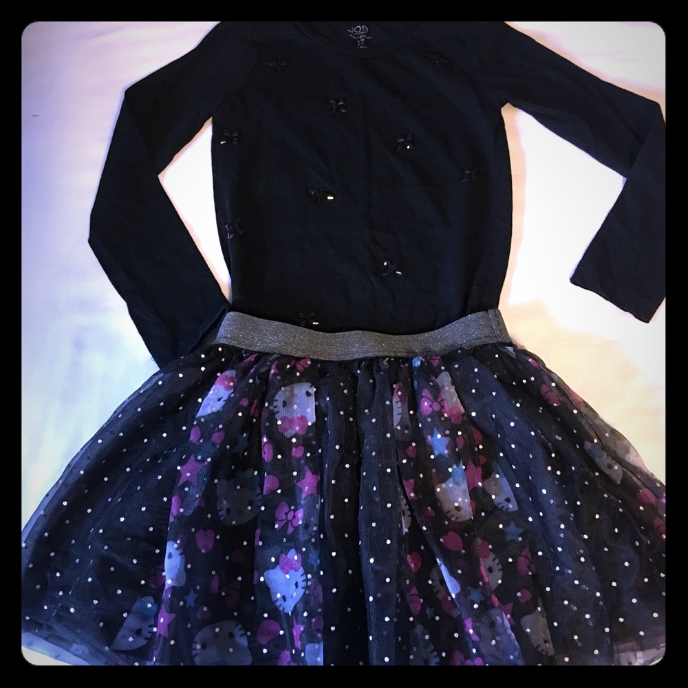 Girls - top & skirt